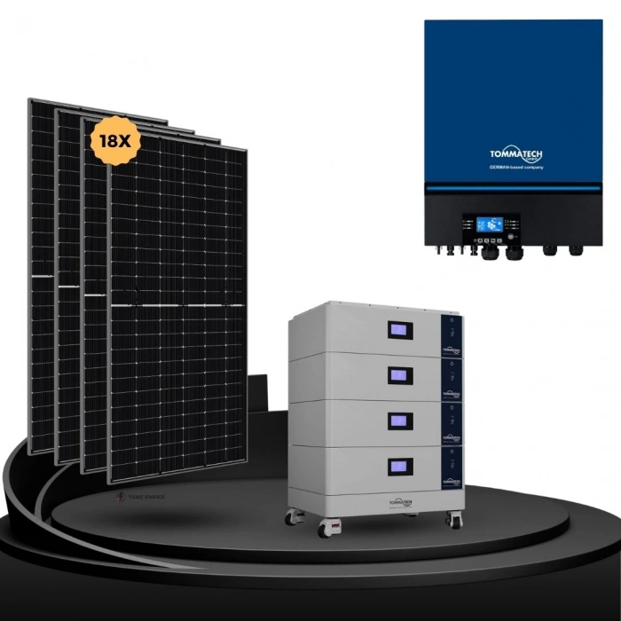 11Kw Tommatech Hazır Solar Paket Lityum