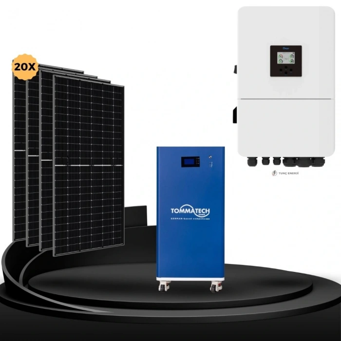 12KW Deye Trifaze Hibrit Paket