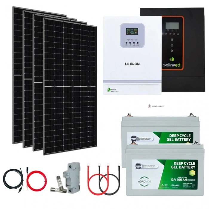 1.6 KW JEL AKÜLÜ HAZIR SOLAR PAKET
