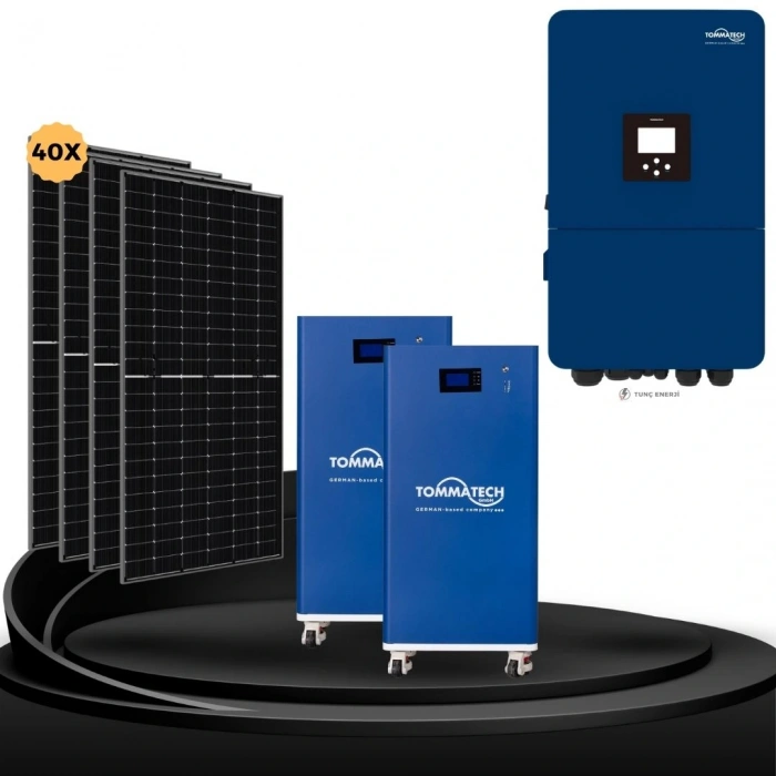20KW Tommatech Trifaze Hibrit Paket