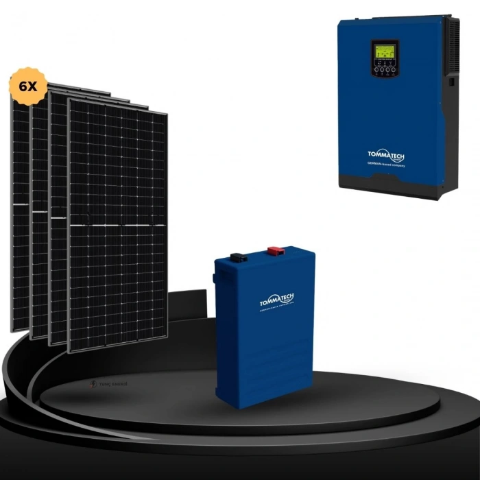 5Kw Tommatech Hazır Solar Paket Lityum