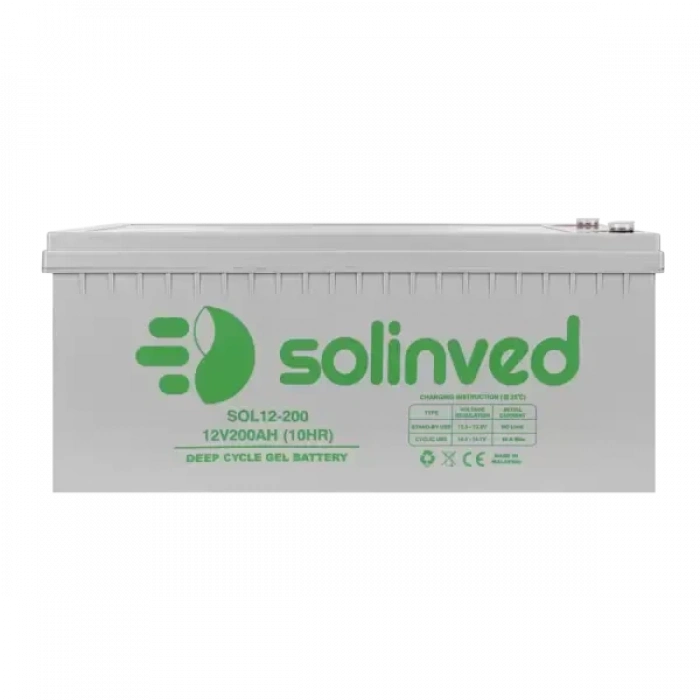 Solinved 12v 200Ah Jel Akü