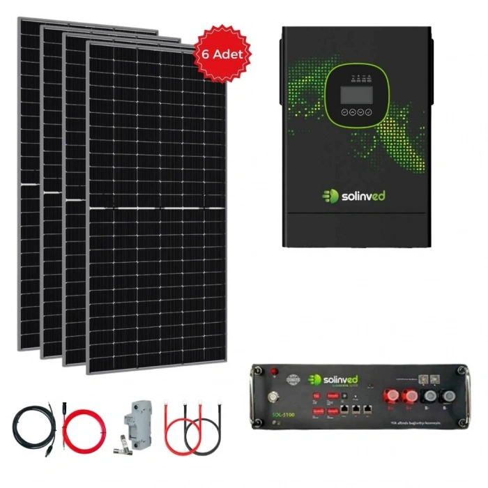 Solinved 6.5 kW L Hazır Solar Paket