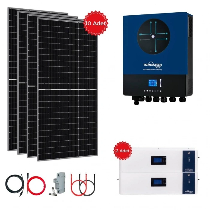 Tommatech 11 kW S Hazır Solar Paket