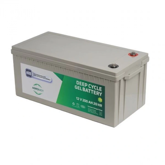 Agromot 12v 200Ah Jel Akü