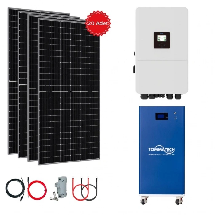 Deye 15 kW Trifaze Hibrit Solar Paket