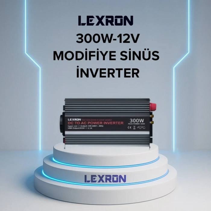 Lexron 12V 300W Modifiye Sinüs İnverter