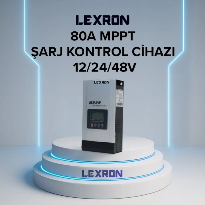 Lexron 80A MPPT Şarj Kontrol Cihazı