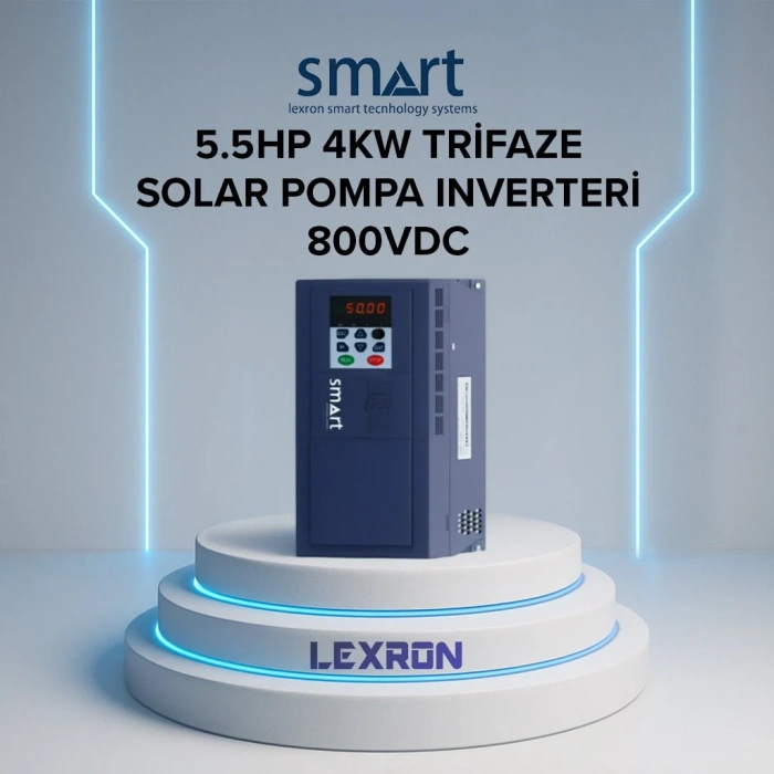 Smart 5.5 HP 4 kW Trifaze Solar Pompa İnverteri
