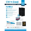 CW Enerji 595Wp Topcon Bifacial Güneş Paneli