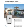 Deye 20 kW Trifaze LV Hibrit İnverter (Dahili Wifi ve Limiter)