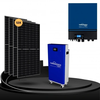 11Kw Tommatech Hazır Solar Paket 15kW Lityum Depolama