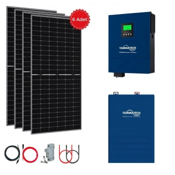 Tommatech 6.2 kW L Hazır Solar Paket