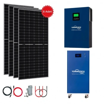 Tommatech 8 kW L Hazır Solar Paket