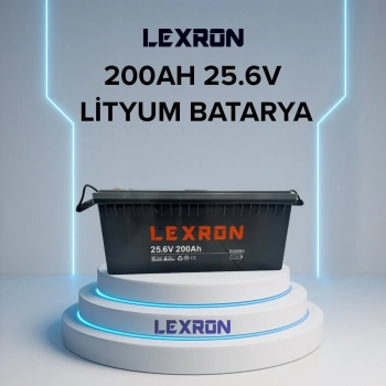 Lexron 25.6V 200Ah Lityum Batarya
