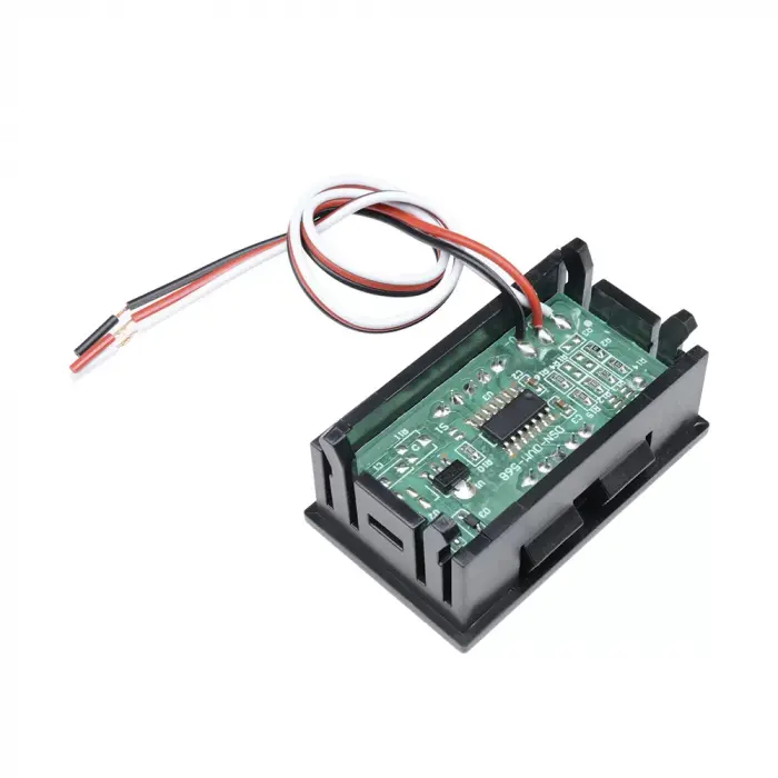 0.56 0-30V 3 Kablolu DC Mavi Voltmetre