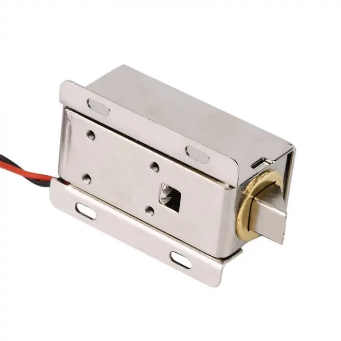 12V DC 0.6A 7.5W Solenoid (Elektronik Kapı Kilidi için)