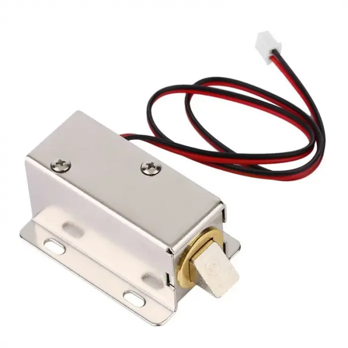 12V DC 0.6A 7.5W Solenoid (Elektronik Kapı Kilidi için)