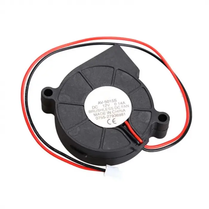 12V DC 50x15mm Fırçasız Soğutucu Fan