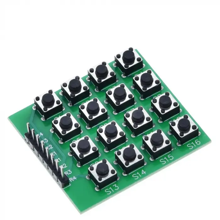 16 Butonlu 4×4 Matrix Tuş Takımı