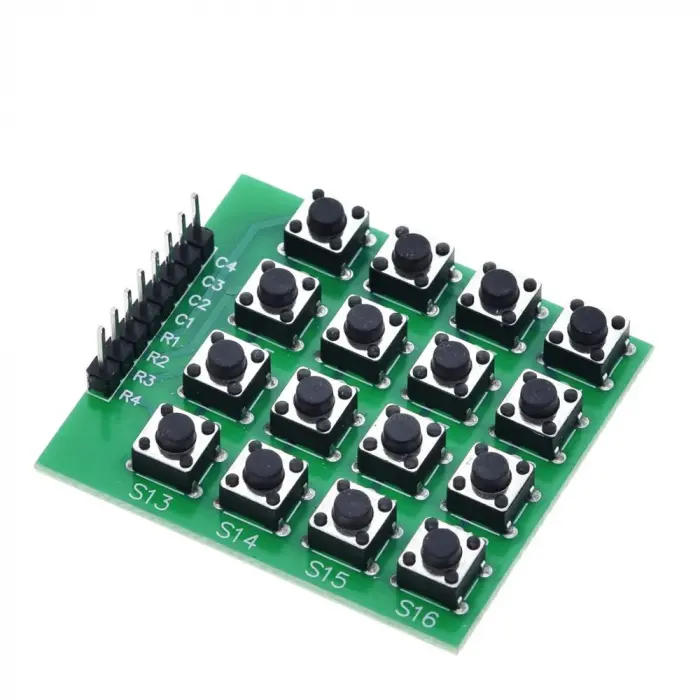 16 Butonlu 4×4 Matrix Tuş Takımı