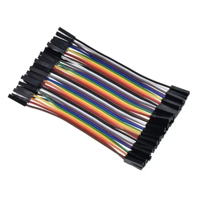 40 Pin 10cm Dişi - Dişi Dupont Kablo