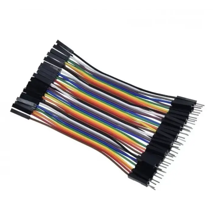 40 Pin 10cm Erkek - Dişi Dupont Kablo