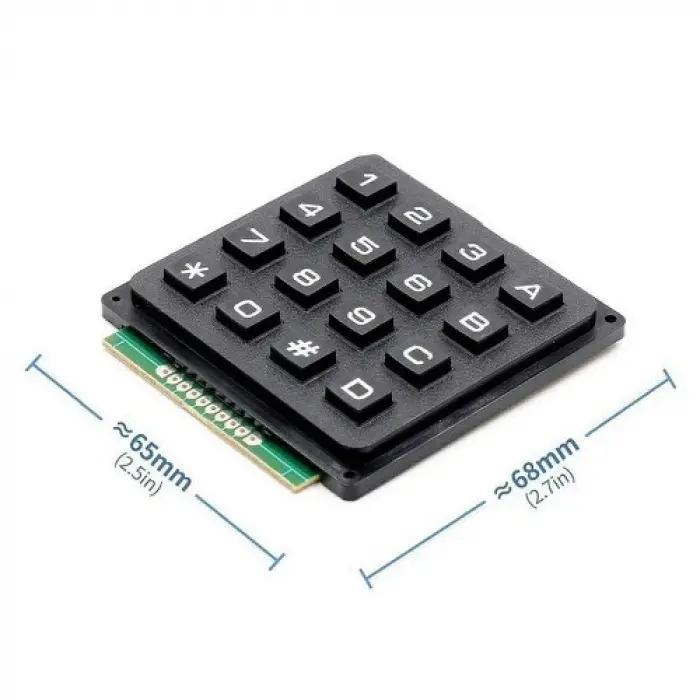 4×4 Siyah Tuş Takımı