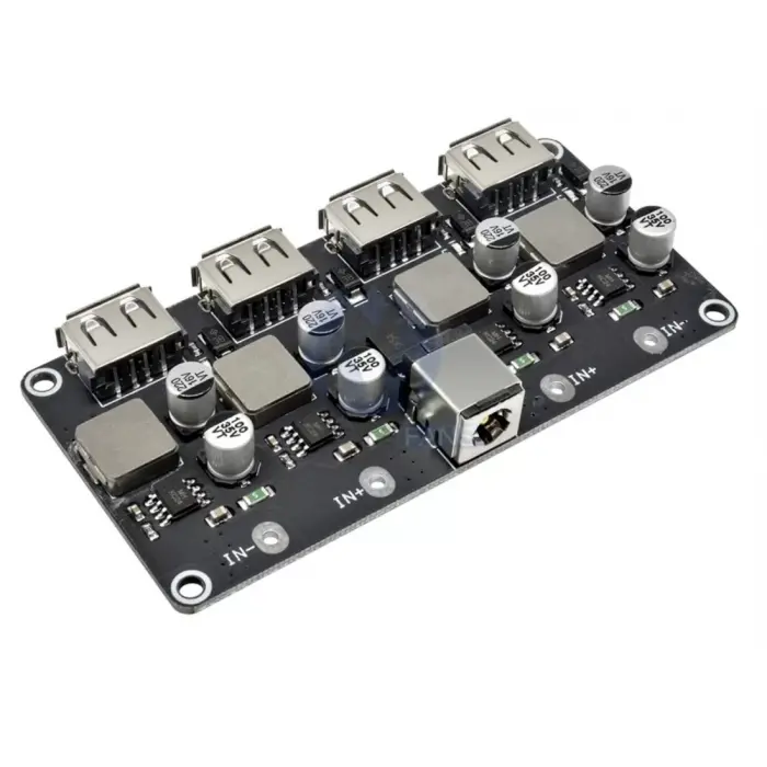 6V - 30V 24W 4 USB’li Gerilim Azaltıcı Hızlı Şarj Kartı