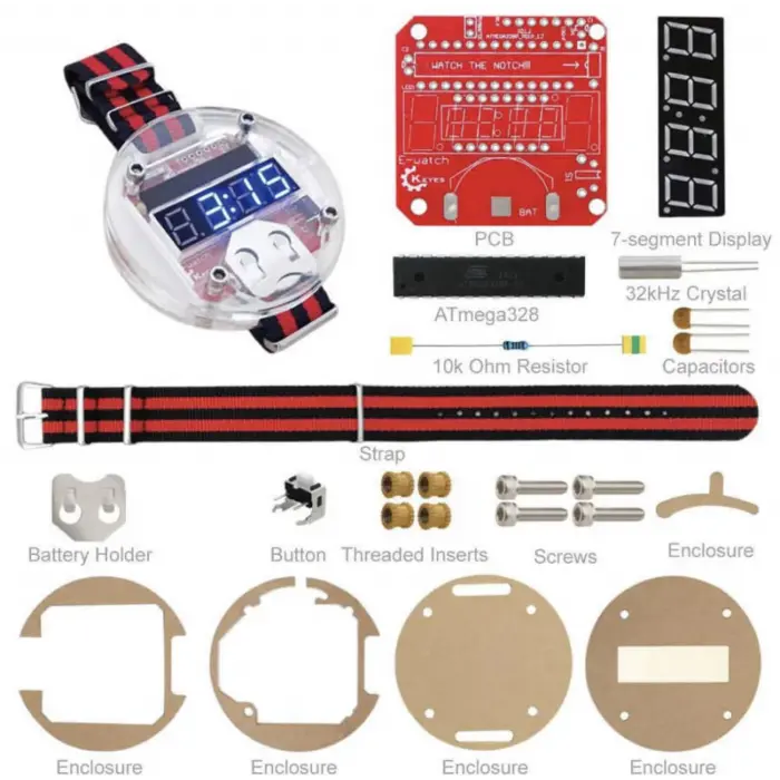 Arduino Giyilebilir DIY Elektronik Saat