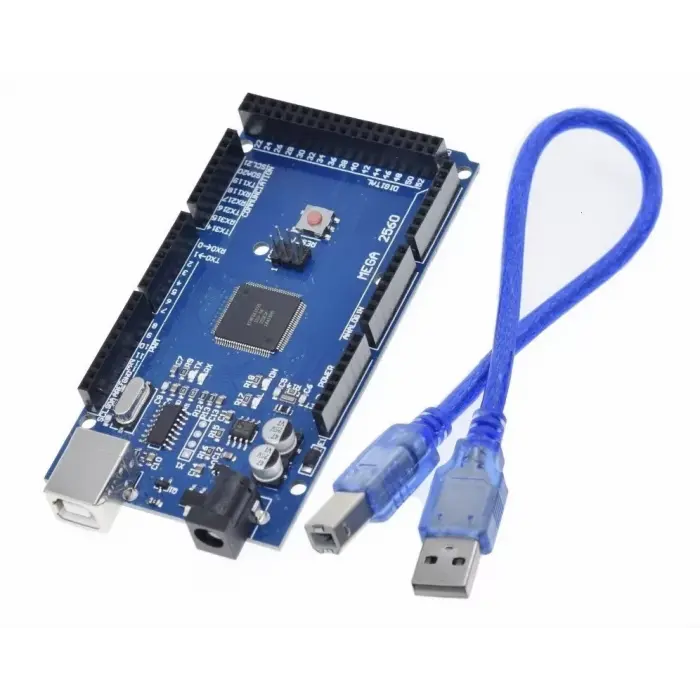 Arduino MEGA 2560 R3 Geliştirilmiş CH340 Chip + USB Kablo