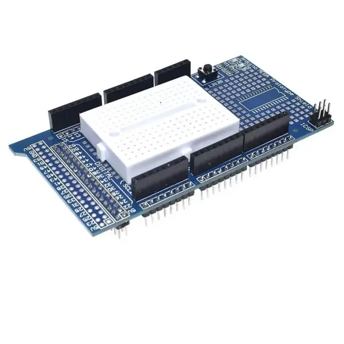 Arduino Mega Prototip Shield V3.0 + Mini Breadboard