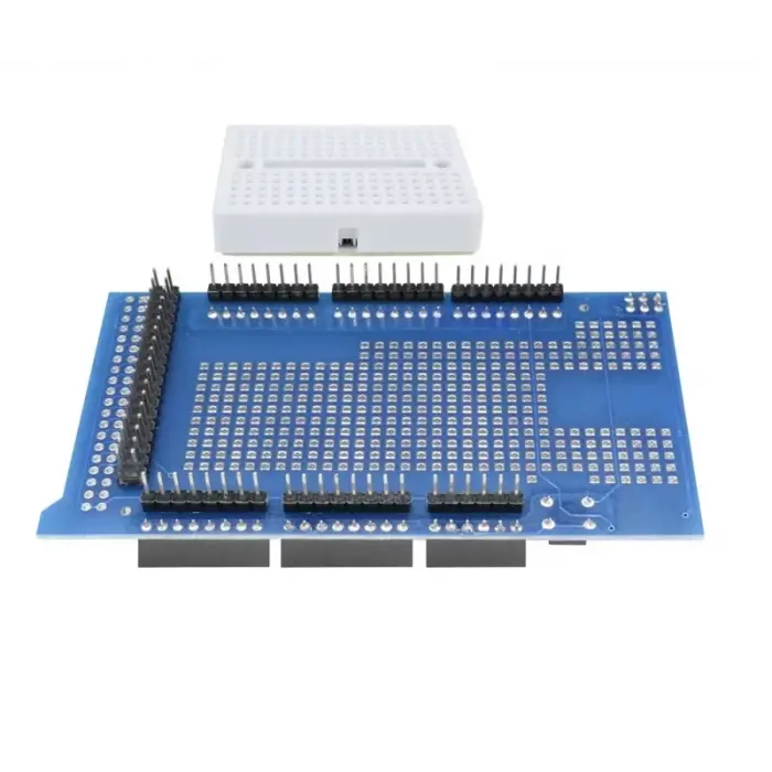 Arduino Mega Prototip Shield V3.0 + Mini Breadboard