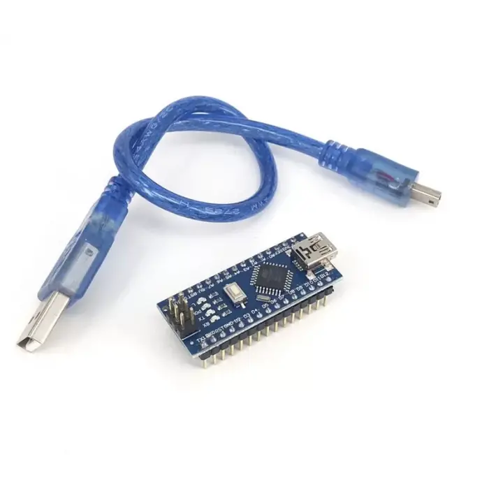Arduino NANO V3.0 Geliştirilmiş CH340 Chip + USB Kablo