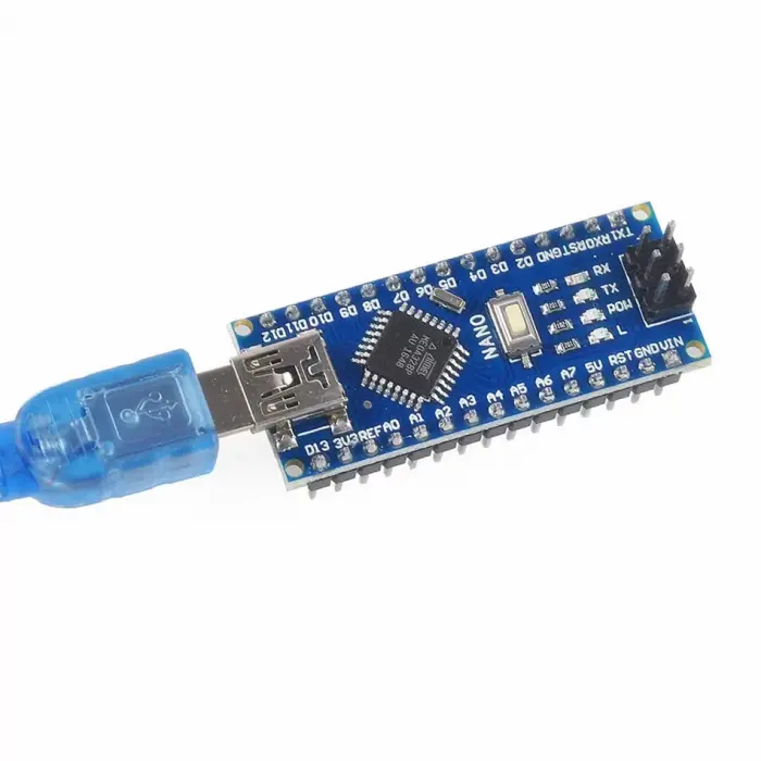 Arduino NANO V3.0 Geliştirilmiş CH340 Chip + USB Kablo