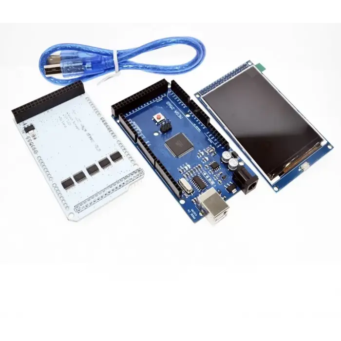 Arduino UNO R3 + 2.4 TFT LCD + Adaptör + USB Kablo