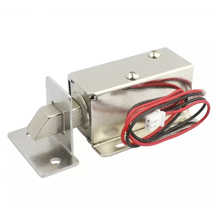 Elektronik Dolap Kapısı Kilidi için 12V DC Solenoid Elektromıknatıs