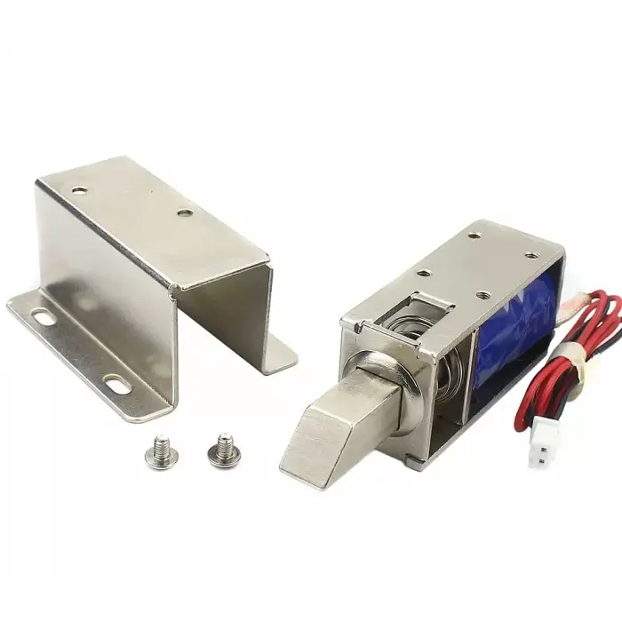 Elektronik Dolap Kapısı Kilidi için 12V DC Solenoid Elektromıknatıs