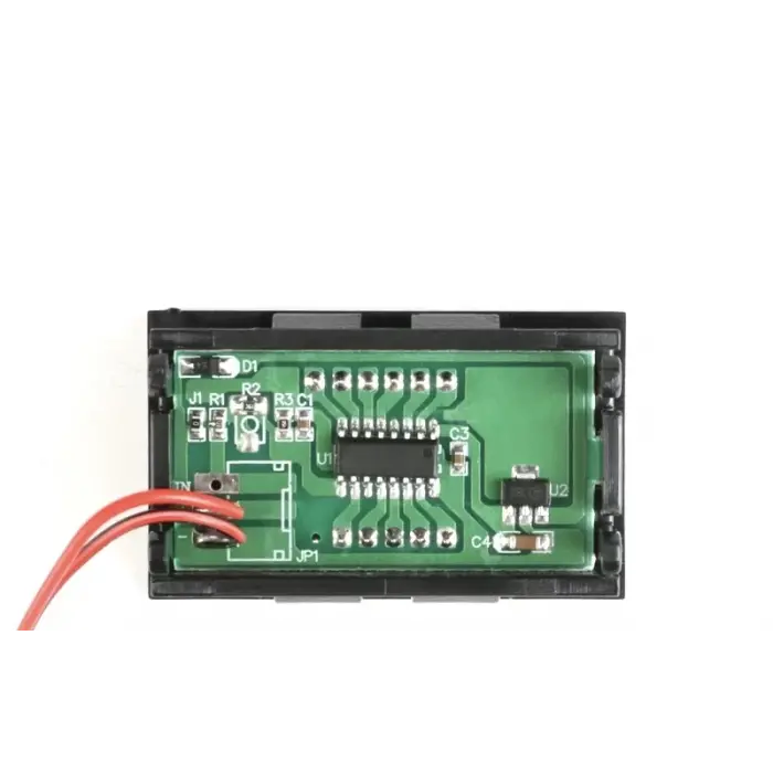 H27V 3.5-30V 2 Kablolu DC Yeşil Voltmetre