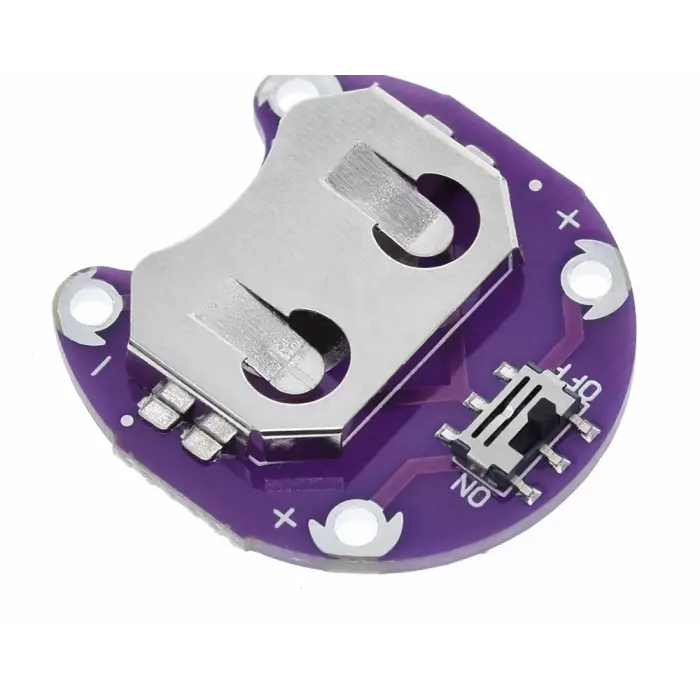Lilypad CR2032 Batarya Takma Modülü