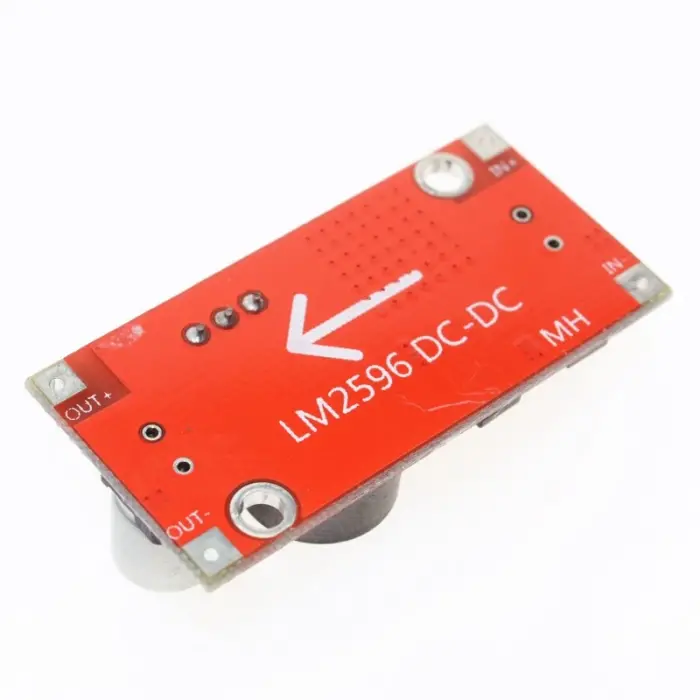 LM2596S-ADJ Kırmızı DC-DC Ayarlanabilir Gerilim Azaltıcı Modülü