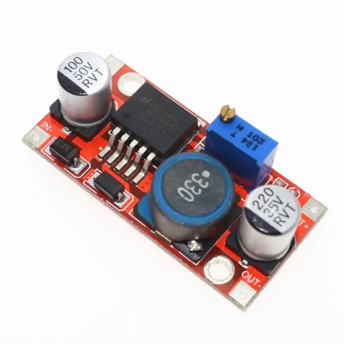 LM2596S-ADJ Kırmızı DC-DC Ayarlanabilir Gerilim Azaltıcı Modülü
