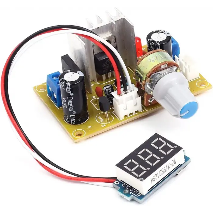 LM317 AC/DC Dönüştürücü - DC/DC Ayarlanabilir Voltaj Regülatör Modülü