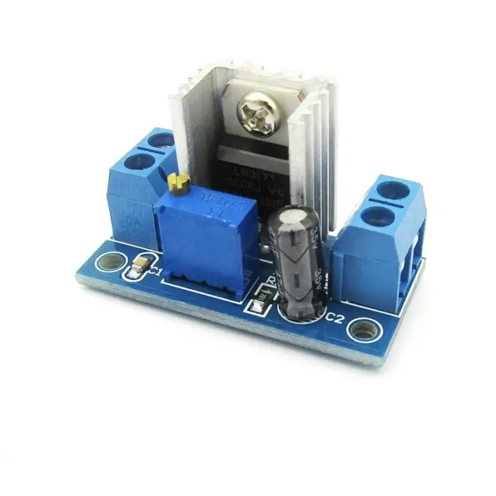 LM317 DC-DC Ayarlanabilir 4.5~40V dan 1.2~37V a Gerilim Azaltıcı Modül