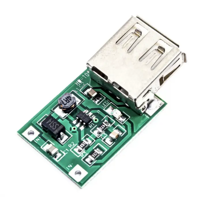 Mini DC-DC 0.9V-5V u 5V 600A a Yükseltici USB Şarj Modülü