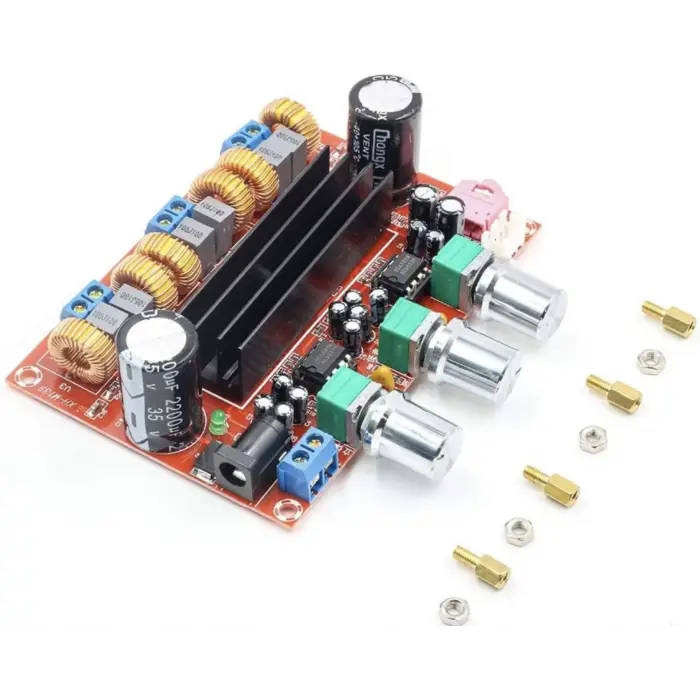 TPA3116 12V-24V 2*50W+Subwoofer 3 Kanallı Dijital Amplifikatör Modülü