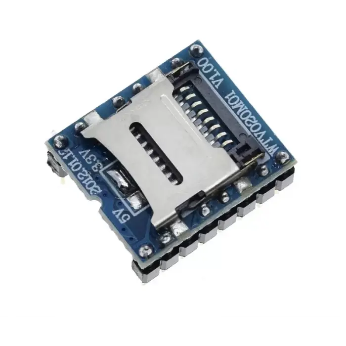 WTV020-SD-16P MicroSDli MP3 Modülü