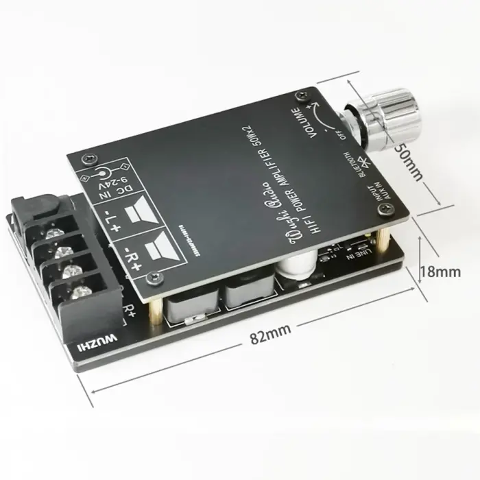 ZK-502C TPA3116D2 Bluetooth 2×50W Amplifikatör Modülü