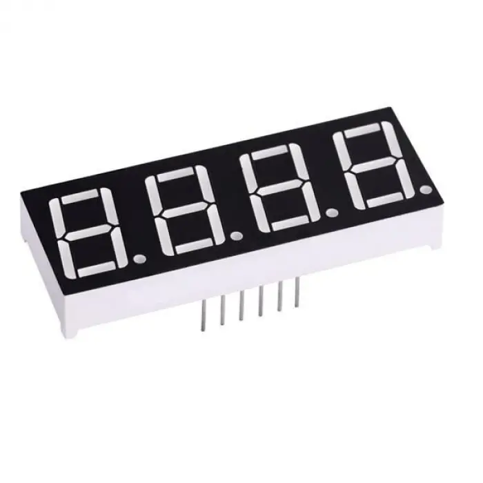 0.56 Kırmızı 4 lü 7-Segment Display