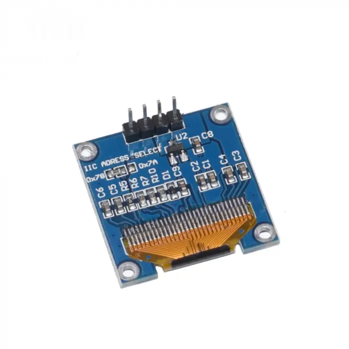 0.96 4 Pin Mavi I2C IIC OLED LCD Modülü